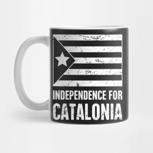 Distressed Catalunya Flag | Independence For Catalonia Mug